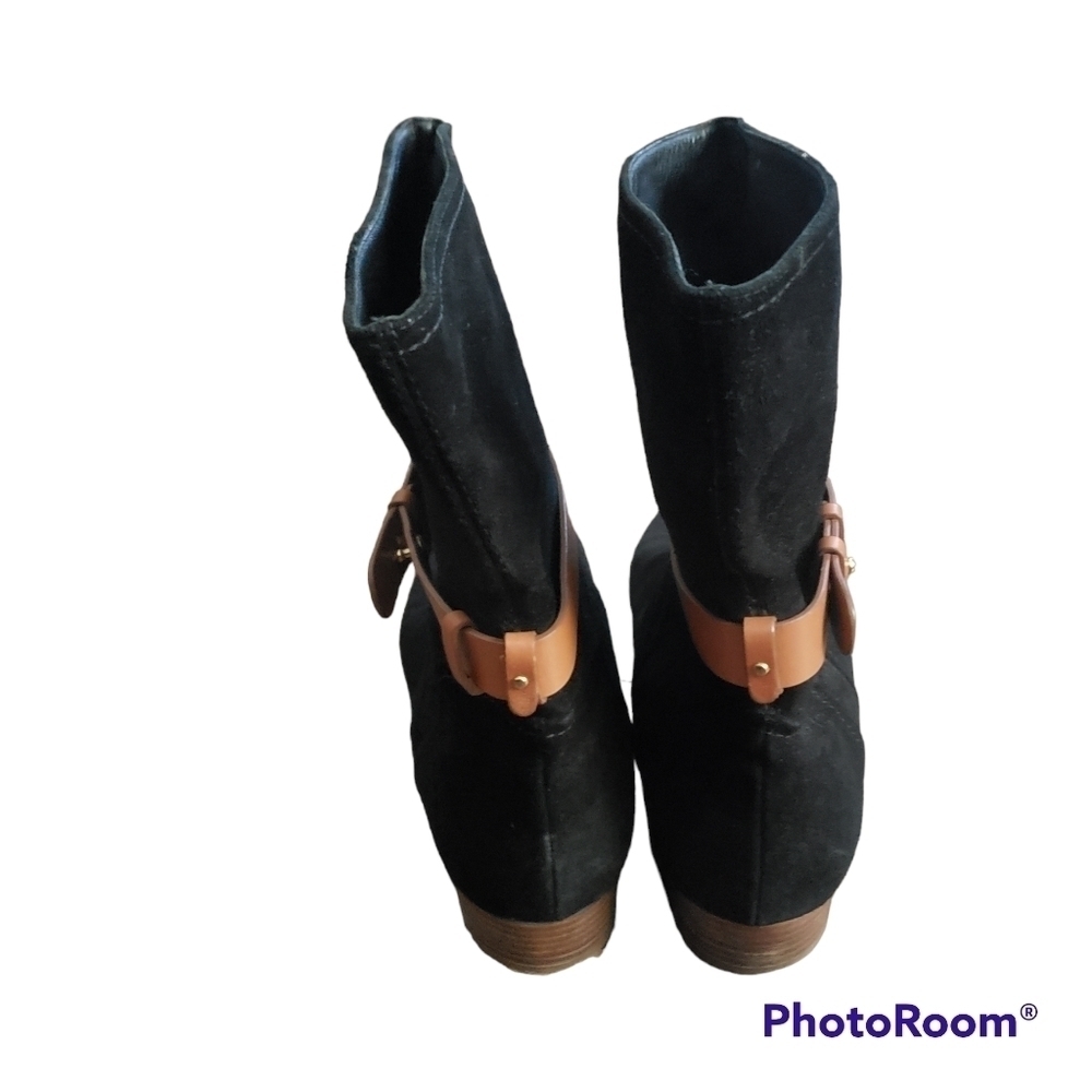HP. Sergio Rossi Suede Leather Boots - Picture 5 of 12